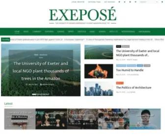 Exepose.com(Exeposé Online) Screenshot