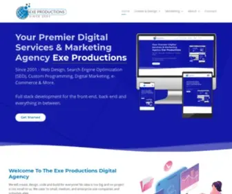 Exeproductions.com(Exe Productions) Screenshot