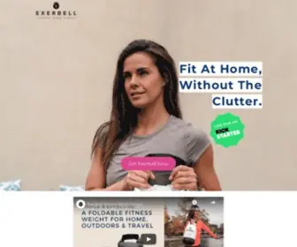 Exerbell.com(Beautiful & Portable Fitness Equipment) Screenshot