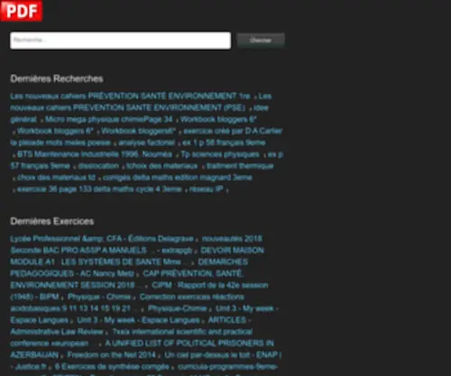 Exercicescorriges.org(Exercice) Screenshot