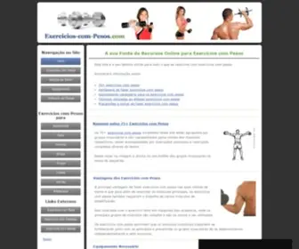Exercicios-Com-Pesos.com(Exercícios com Pesos) Screenshot