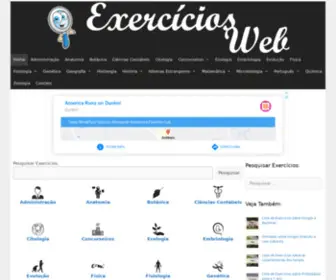 Exerciciosweb.com.br(Confira nossas lista de exercícios por tema) Screenshot