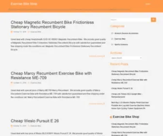 Exercisebikediscount.com(Exercise Bike Shop) Screenshot