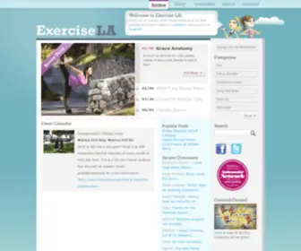 Exercisela.com(Exercise LA) Screenshot