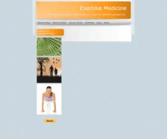 Exercisemed.org(Exercise Medicine) Screenshot