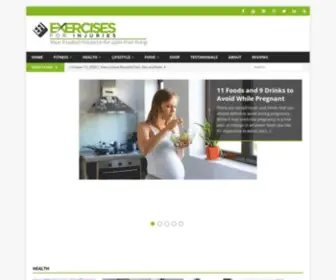 Exercisesforinjuries.com(Exercises For Injuries) Screenshot