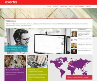 Exertis.se(Exertis CapTech Webshop) Screenshot
