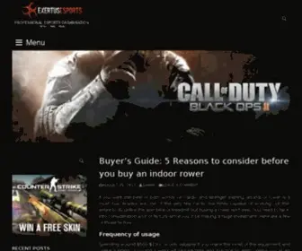 Exertusesports.com(Sports Blog) Screenshot