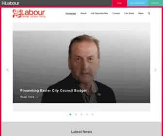 Exeter-Labour.org.uk(Exeter Labour Party) Screenshot