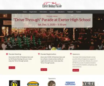 Exeterchristmasparade.org(Exeter Holiday Parade) Screenshot