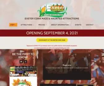 Exetercornmaze.com(Exeter Corn Maze) Screenshot