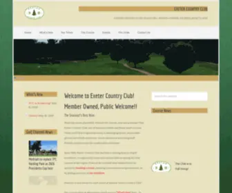 Exetercountryclub.com(Exeter Country Club) Screenshot