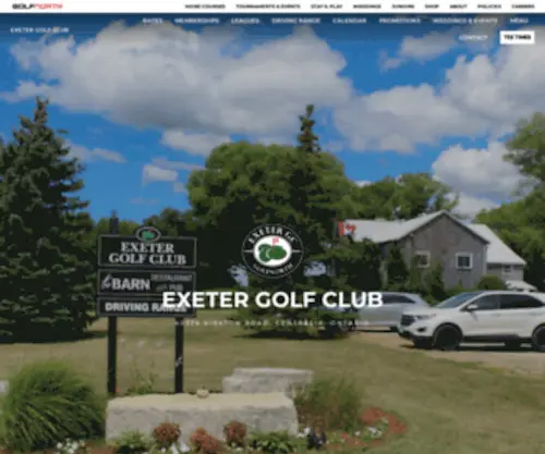 Exetergolfclub.ca(Exeter Golf Club) Screenshot