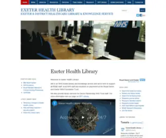 Exeterhealthlibrary.net(Exeter Health Library) Screenshot