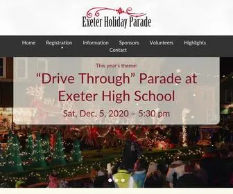 Exeterholidayparade.org(Exeter Holiday Parade) Screenshot