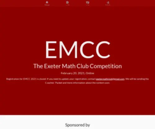 Exetermathclub.com(EMCC) Screenshot