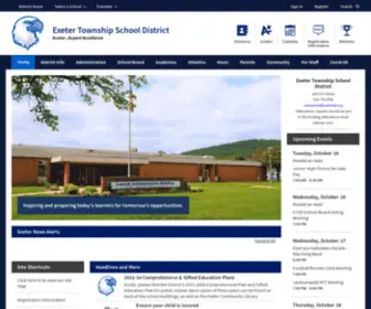 Exetersd.org(Exeter Township School District) Screenshot