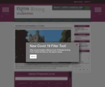 Exeterstudentpad.co.uk(Student accommodation in Exeter) Screenshot