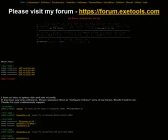 Exetools.com(Aaron's) Screenshot