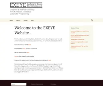 Exeyesoftware.com(EXEYE Software Tools Inc) Screenshot