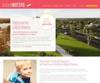 Exfordwaters.com.au(Melton Real Estate) Screenshot