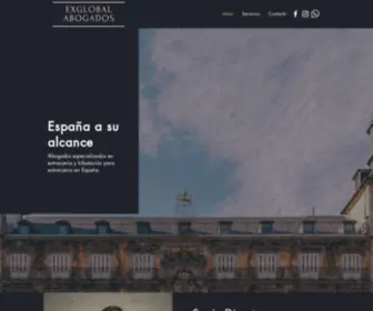 ExGlobal.es(Especialistas en asistencia a extranjeros en España) Screenshot