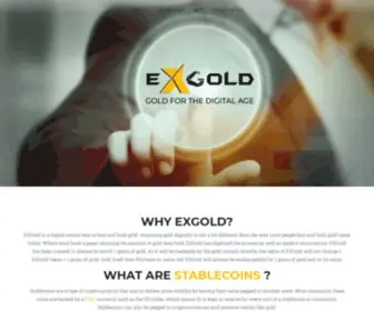 Exgoldproject.com(Exgold) Screenshot