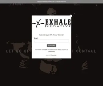 Exhalenegative.net(Exhale Negative) Screenshot