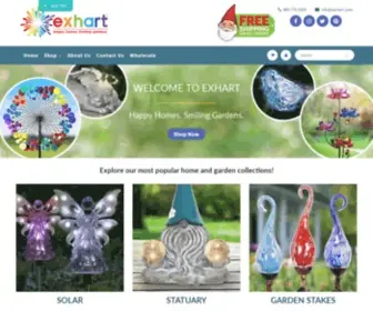 Exhart.com(Home & Garden Decor) Screenshot