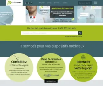 Exhausmed.com(Solutions pour hôpitaux et cliniques) Screenshot