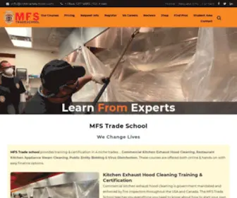 Exhausthoodcleaningschool.com(MFS Trade School) Screenshot