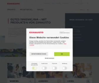 Exhausto.ch(Produkte) Screenshot