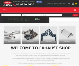 Exhaustshop.com.au(Exhaust Shop Australia) Screenshot