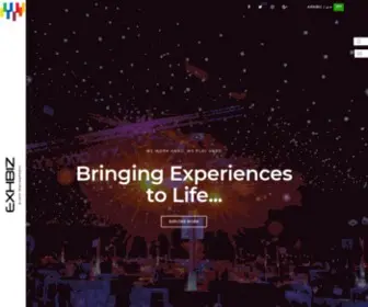 Exhbiz.com(Exhibitions Business at Saudi Arabia) Screenshot