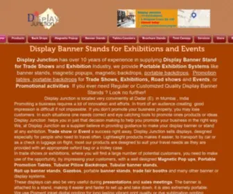 Exhibitiondisplay.biz(Exhibition Banner Stands) Screenshot