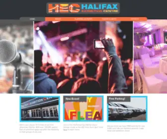 Exhibitionpark.com(Halifax Exhibition Centre) Screenshot