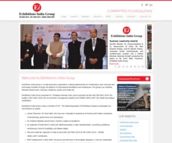 Exhibitionsindia.com(The Exhibitions India Group) Screenshot