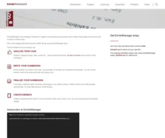 Exhibitmanager.com(ExhibitManager) Screenshot