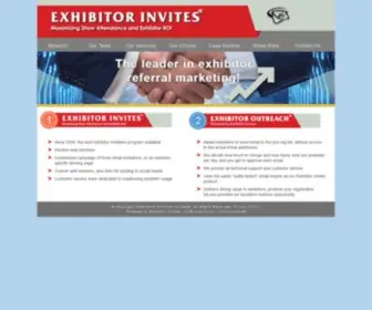 Exhibitorinvitesteam.com(Exhibitor Invites) Screenshot