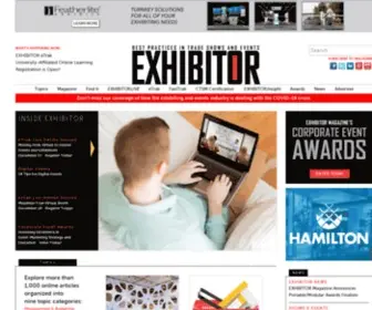 Exhibitoronline.com(Best Practices in Trade Shows and Events) Screenshot