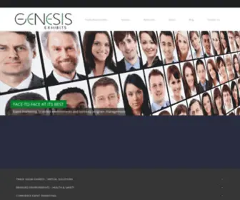 Exhibitsbygenesis.com(Genesis Exhibits) Screenshot