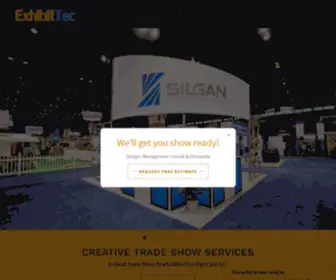 Exhibittec.com(Design, Installation and Dismantle) Screenshot