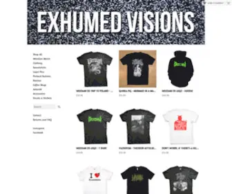 Exhumedvisions.com(Exhumed Visions) Screenshot