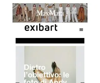 Exibart.com(Exibart da oltre 15 anni il punto di riferimento per gli appassionati di arte) Screenshot