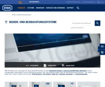 Exicom.de(HMI-Systeme für den explosionsgefährdeten Bereich) Screenshot