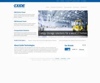 Exide.com.au(Exide) Screenshot