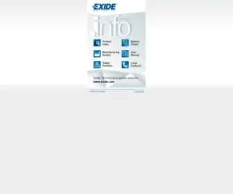 Exide.info(Exide Batteries Europe) Screenshot