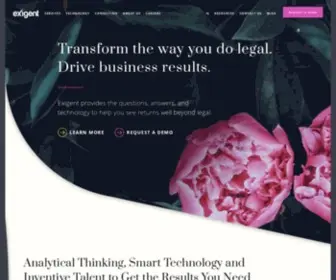 Exigent-Group.com(Exigent Group) Screenshot