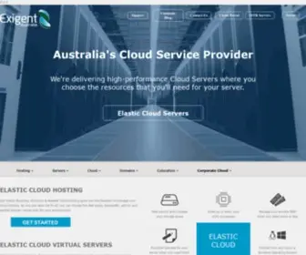 Exigent.com.au(Exigent Australia) Screenshot