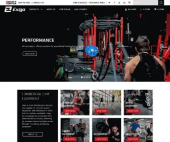 Exigo-UK.com(Commercial Gym Equipment) Screenshot